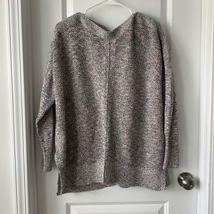 HEAVY quality black and pink sweater